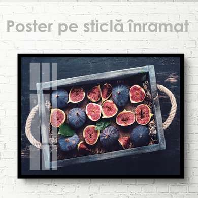 Постер - Инжир, 45 x 30 см, Холст на подрамнике