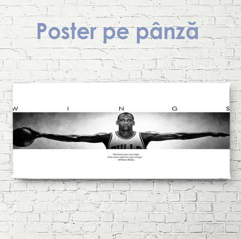 poster di Michael Jordan Wings incorniciato