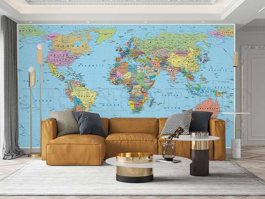 Wall mural - Political map of the world