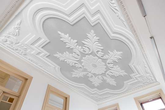 Wall Mural - White gypsum ceiling