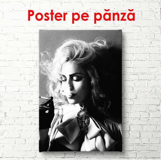 Poster, Portretul Madonnei cu o țigară, 60 x 90 см, Poster înrămat