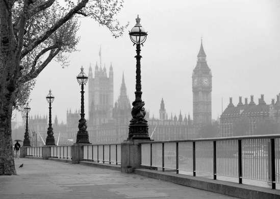 Фотообои - Лондон в тумане
