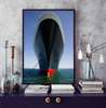 Poster - Ship, 60 x 90 см, Framed poster on glass