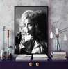 Poster - Portrait of Madonna with a cigarette, 60 x 90 см, Framed poster