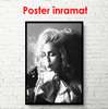 Poster - Portretul Madonnei cu o țigară, 60 x 90 см, Poster înrămat, Persoane Celebre