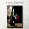 Poster - Wine, 60 x 90 см, Framed poster on glass, Food and Drinks
