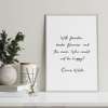 Poster - Oscar wilde quote, 30 x 45 см, Canvas on frame, Quotes