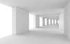 Fototapet 3D - Coridorul cu pereți albi