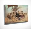 Постер - Битва в древнем Риме, 45 x 30 см, Холст на подрамнике, Живопись