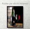 Постер - Вино, 60 x 90 см, Постер на Стекле в раме, Еда и Напитки