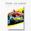 Poster - Bright cars, 30 x 45 см, Canvas on frame