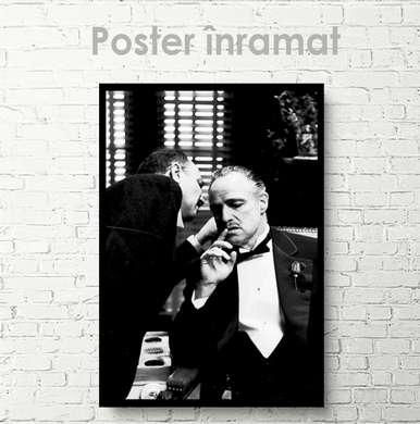 Poster - The Godfather, 30 x 45 см, Canvas on frame