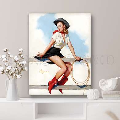 Poster - Portretul lui Marilyn Monroe, 60 x 90 см, Poster inramat pe sticla, Persoane Celebre