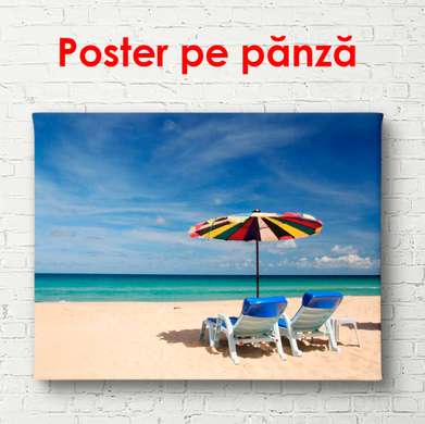 Poster - Seaside vacation, 90 x 60 см, Framed poster, Marine Theme