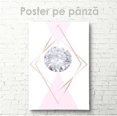 Poster - Cristal, 30 x 45 см, Panza pe cadru