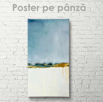 Poster - Delicate minimalism, 45 x 90 см, Framed poster on glass, Abstract