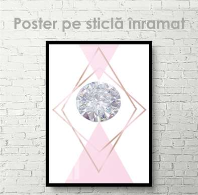 Poster - Cristal, 30 x 45 см, Panza pe cadru