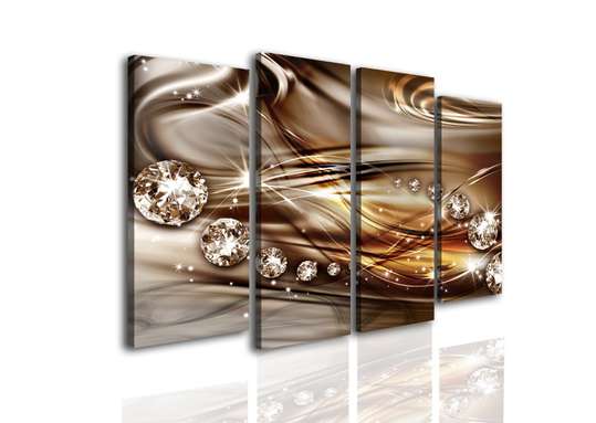 Modular picture, Chocolate abstraction., 198 x 115