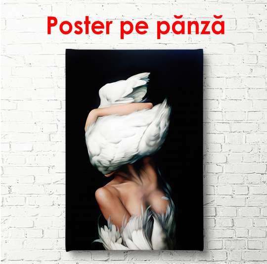 Poster - Înger misterios 3, 30 x 60 см, Panza pe cadru, Glamour