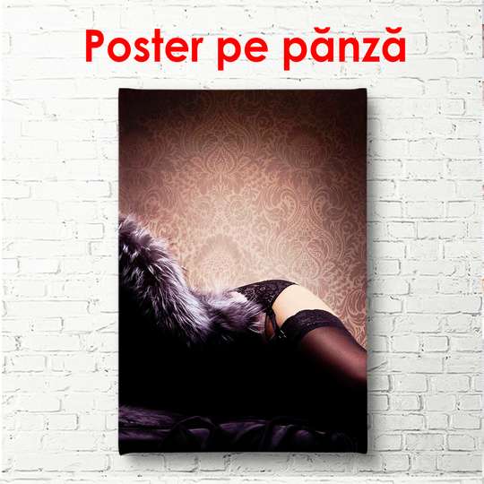 Poster - Mysterious Evening, 60 x 90 см, Framed poster, Nude