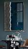 Постер - Яхта в голубом море, 60 x 90 см, Постер на Стекле в раме