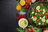 Tablou Modular, Salată sănătoasă, 198 x 115, 198 x 115