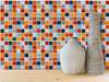 Tile "Multi-colored mosaic", Imitation tiles