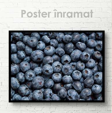 Постер - Голубика, 45 x 30 см, Холст на подрамнике
