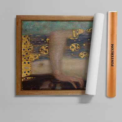 3Д наклейка на дверь, Юфиль 2- Густав Климт, 60 x 90cm