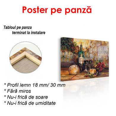 Poster - Viata vie gustos, 90 x 60 см, Poster înrămat, Provence
