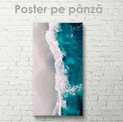 Poster - Valul mării, 30 x 60 см, Panza pe cadru
