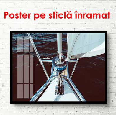 Poster - O navă, 90 x 60 см, Poster înrămat