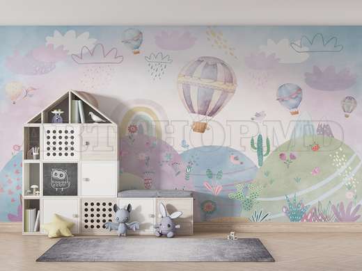 Wall Mural - Hot air balloons in paradise