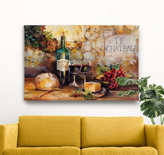 Poster - Delicious still life, 90 x 60 см, Framed poster, Provence