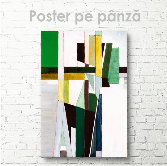 Poster, Dreptunghiurile, 30 x 45 см, Panza pe cadru