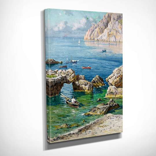 Постер - Вид на море, 30 x 45 см, Холст на подрамнике