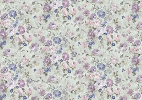 Wall Mural - Floral pattern of gentle color