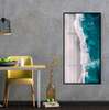 Poster - Sea wave, 45 x 90 см, Framed poster on glass, Marine Theme