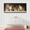 Poster - Beautiful still life, 90 x 45 см, Framed poster on glass, Provence