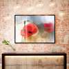 Poster - Red poppy, 90 x 60 см, Canvas on frame