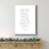 Poster - Quote by Carrie Bradshaw, 60 x 90 см, Framed poster on glass, Quotes