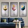 Poster - Multicolored glasses, 60 x 90 см, Framed poster on glass, Sets