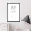 Poster - Quote by Carrie Bradshaw, 30 x 45 см, Canvas on frame, Quotes