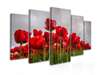 Modular picture, Red tulips, 108 х 60