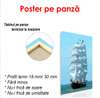 Poster - Ship with sails, 45 x 90 см, Framed poster, Transport