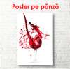 Poster - Stropirea vinului, 60 x 90 см, Poster inramat pe sticla, Minimalism