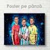 Poster - Three legends, 90 x 60 см, Framed poster on glass, Sport