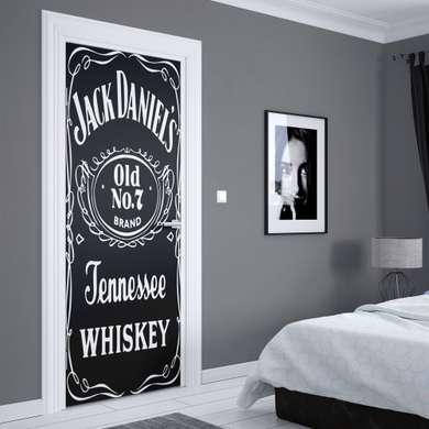 Stickere 3D pentru uși, Jack Daniels, 60 x 90cm