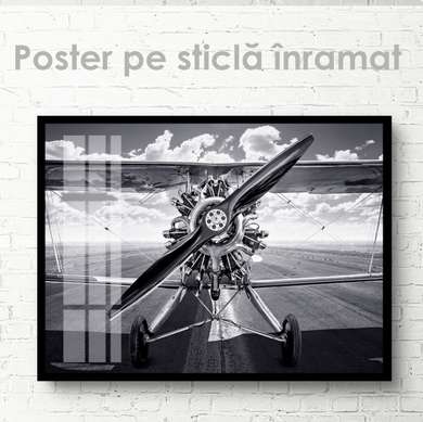 Poster - Vintage aircraft, 45 x 30 см, Canvas on frame, Transport