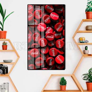 Poster - Coca cola, 30 x 60 см, Panza pe cadru, Diverse